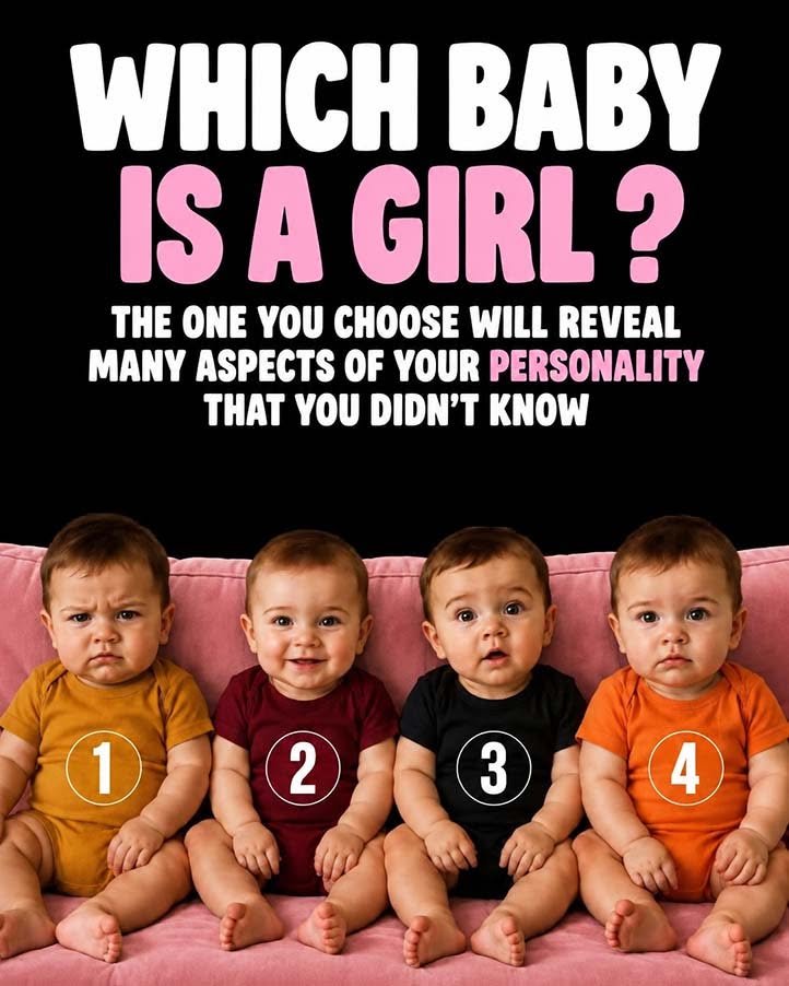 Which Baby Is a Girl? Your Choice Reveals Your Inner Personality!