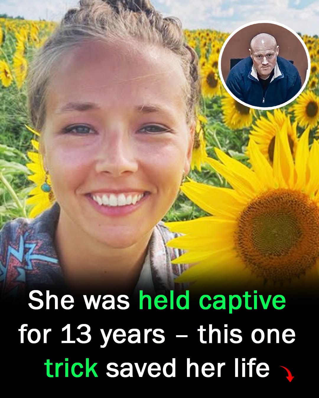 Woman was held captive for 13 years but one trick saved her life