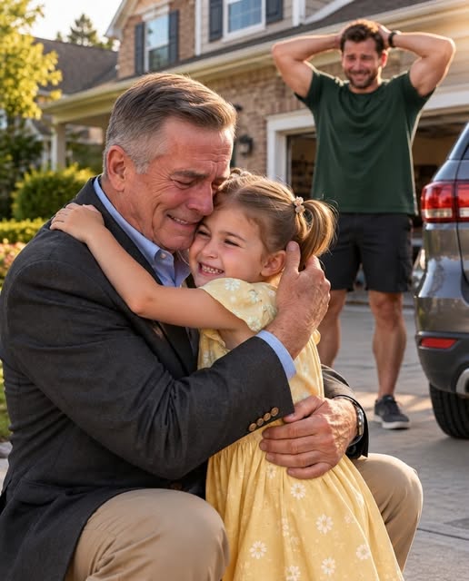 My seven-year-old granddaughter grabbed my sleeve and whispered, “Grandpa, stop sending Dad money. Follow him one day.”