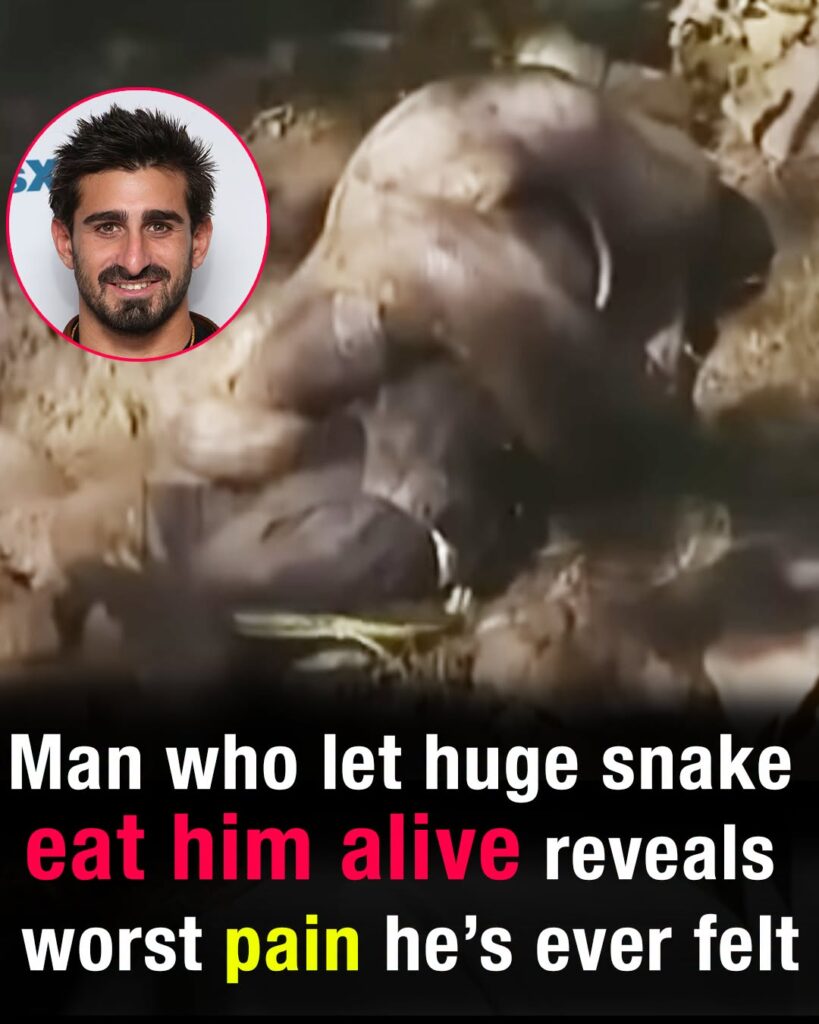 Man who let huge snake eat him alive reveals worst pain he’s ever felt