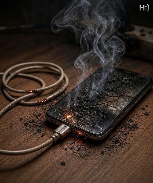 Warning never put the charger like this po… see more