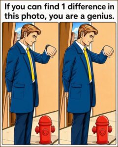 Spot the Difference: Can You Catch the Change in the Man with the Wristwatch?