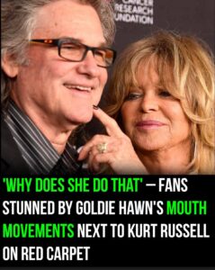 Fans stunned by Goldie Hawn’s mouth movements at the Oscars