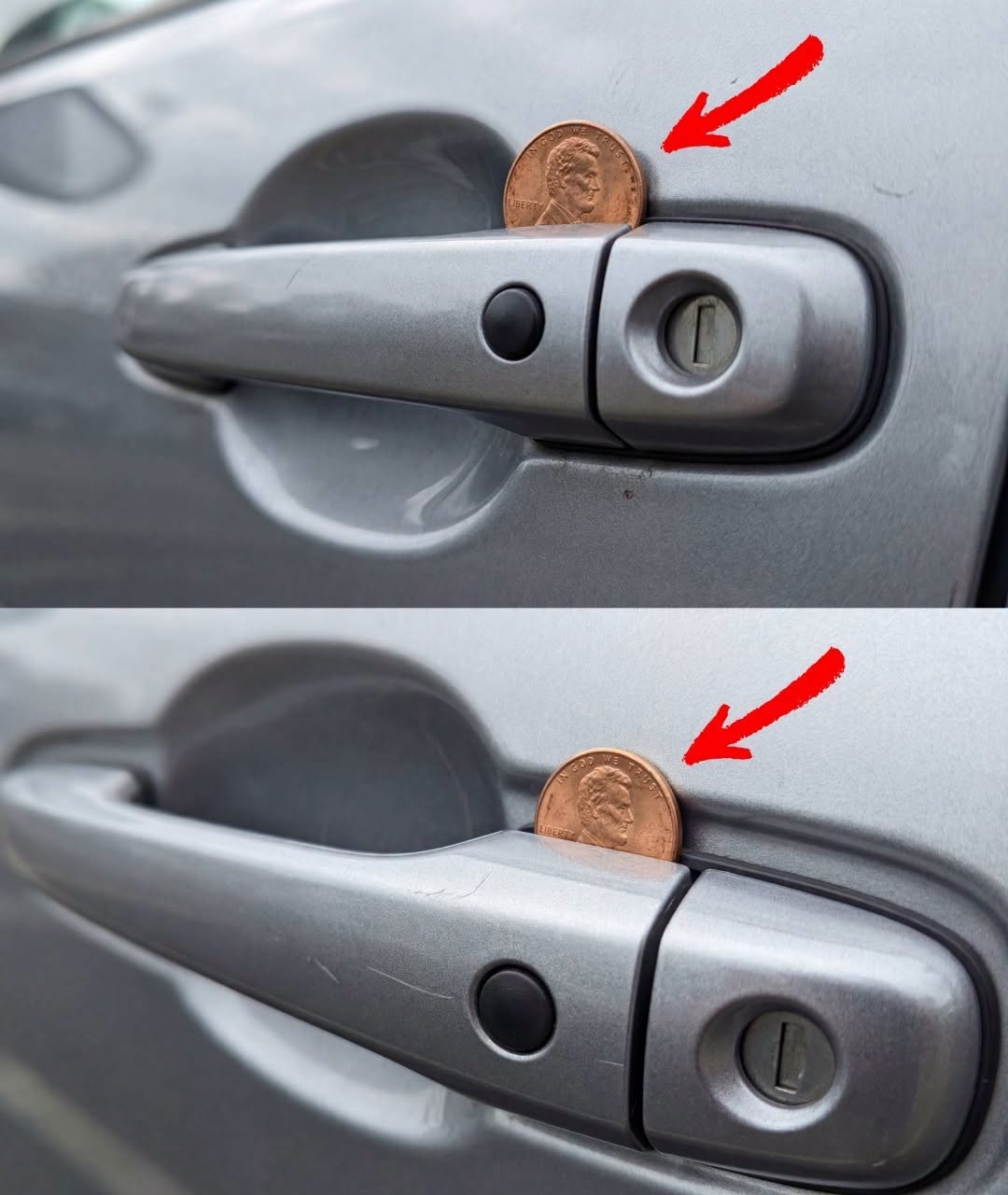 If You See a Penny in Your Car Door Handle, This is What It Might Mean