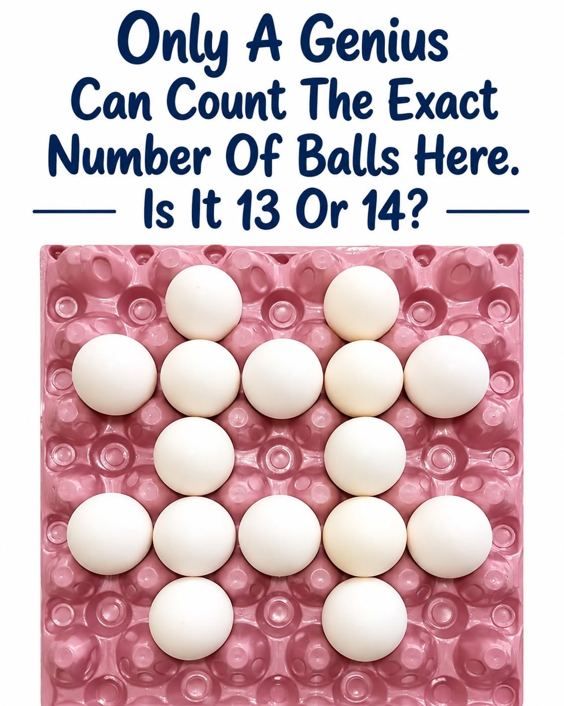 Count The Exact Number of Balls.