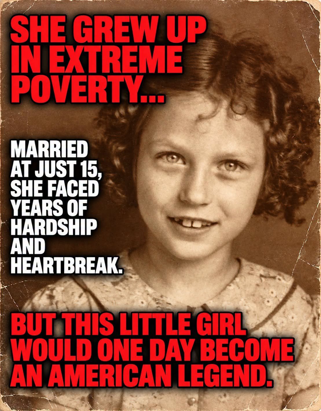 She Grew Up in Extreme Poverty, Married at Just 15, and Faced Years of Heartbreak — Then Became One of America’s Most Beloved Music Legends