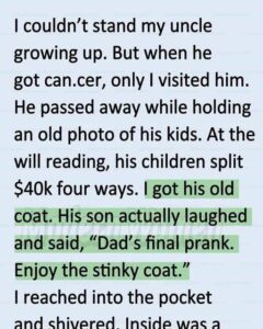 The $600,000 Prank, Why This Nephew is Having the Last Laugh Over a Stinky Inherited Coat