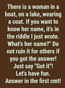 There’s a Woman in a Boat Riddle: Give this Viral Puzzle a Shot