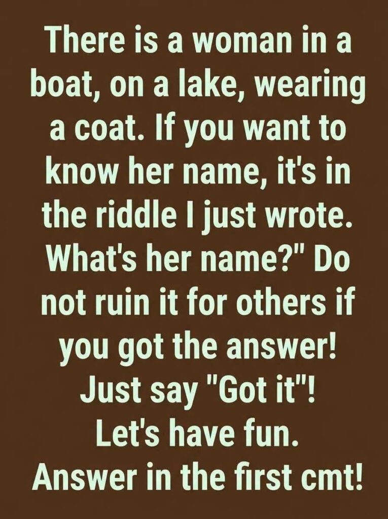 There’s a Woman in a Boat Riddle: Give this Viral Puzzle a Shot