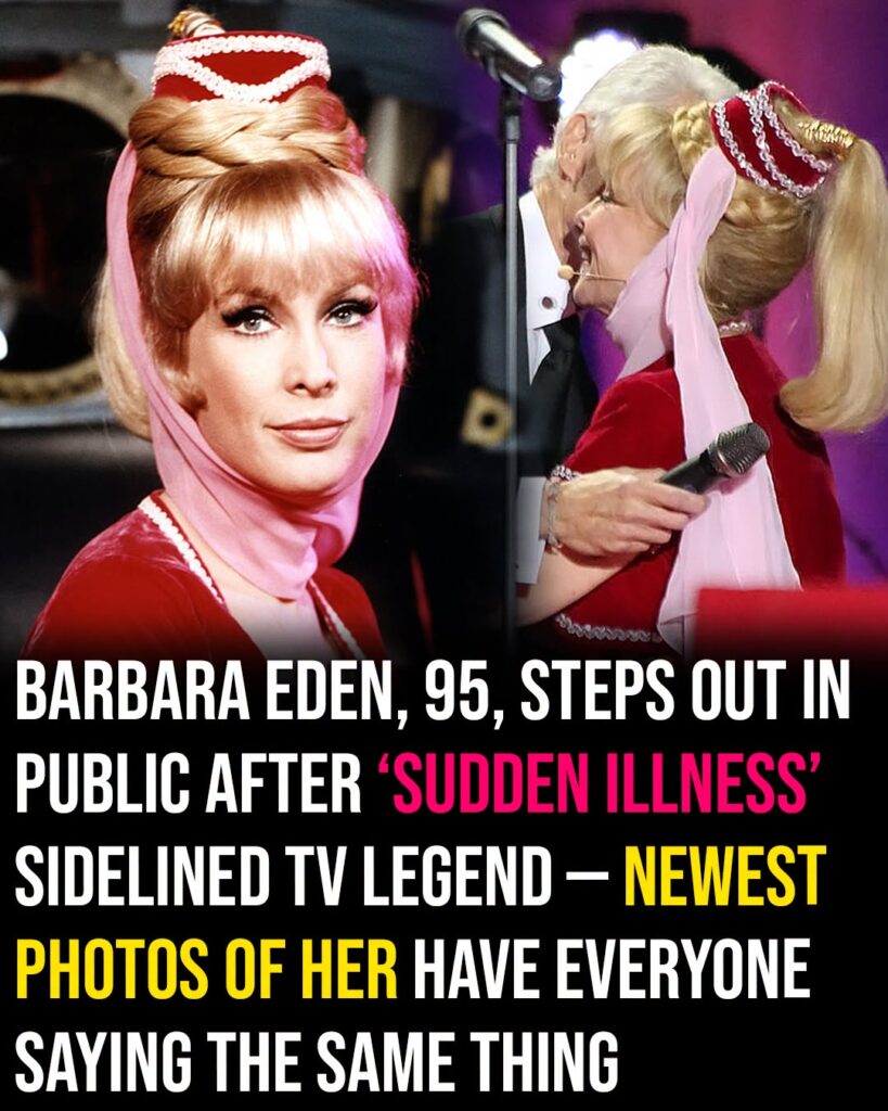 Barbara Eden, 95, resurfaces after ‘sudden illness’ – new photo has fans reacting