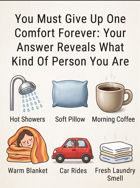 You Must Give Up One Comfort Forever: Your Answer Reveals What Kind Of Person You Are