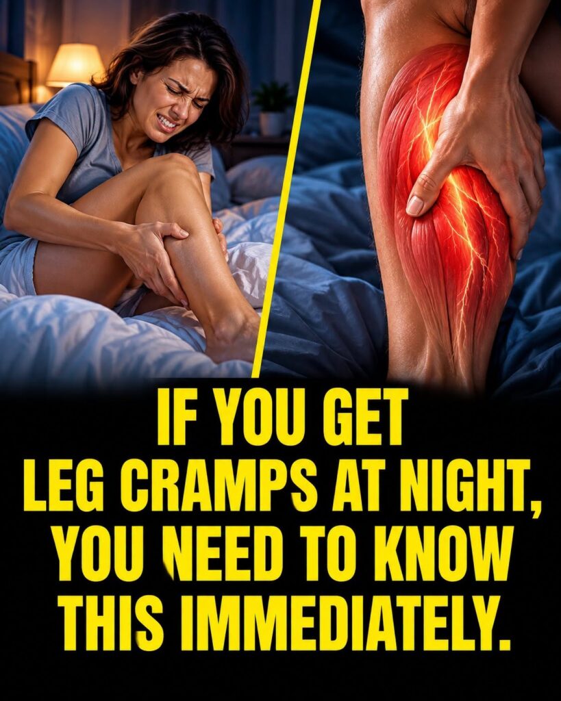 What causes night cramps and how to fix the problem