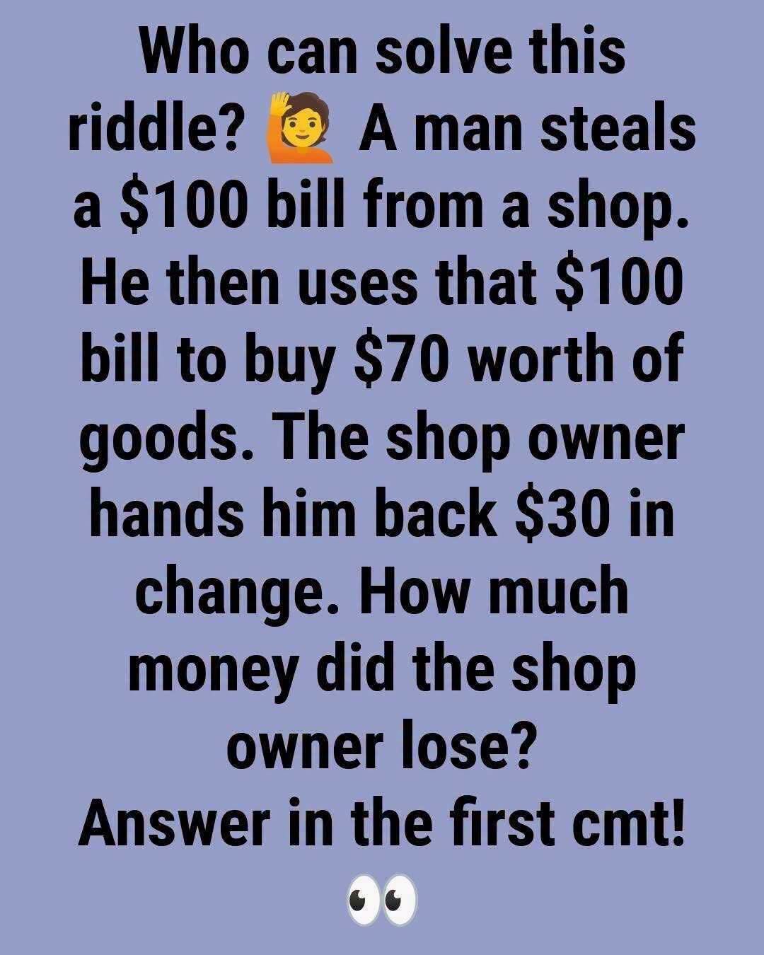 Can You Solve This $100 Shop Puzzle? The Answer Is Simpler Than It Seems