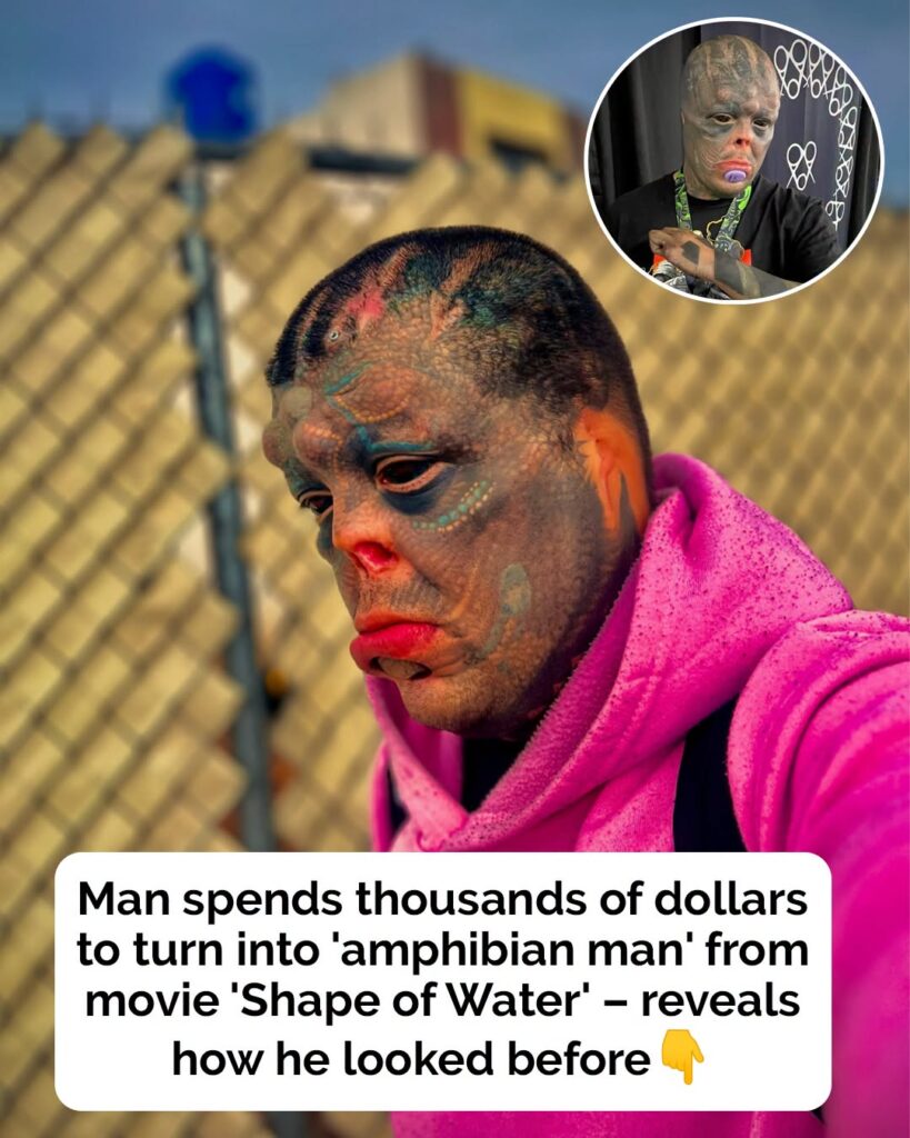 Chef is trying to turn into ‘Amphibian Man’ – removes nose and fingers