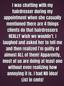 Hairdresser Lists 4 Things We Should Avoid at the Salon