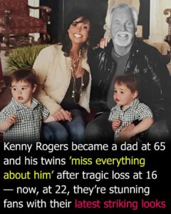 Kenny Rogers’ twin sons Justin and Jordan are all grown up — new photo has fans doing a double take
