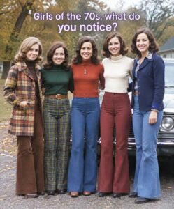 Girls in the 1970s: What Detail Do You Notice First in This Vintage Photo?