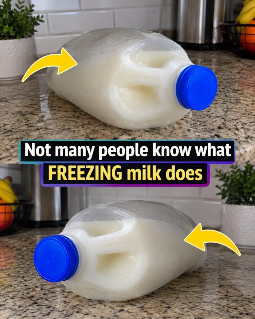 I Never Knew Freezing Milk Could… See more..