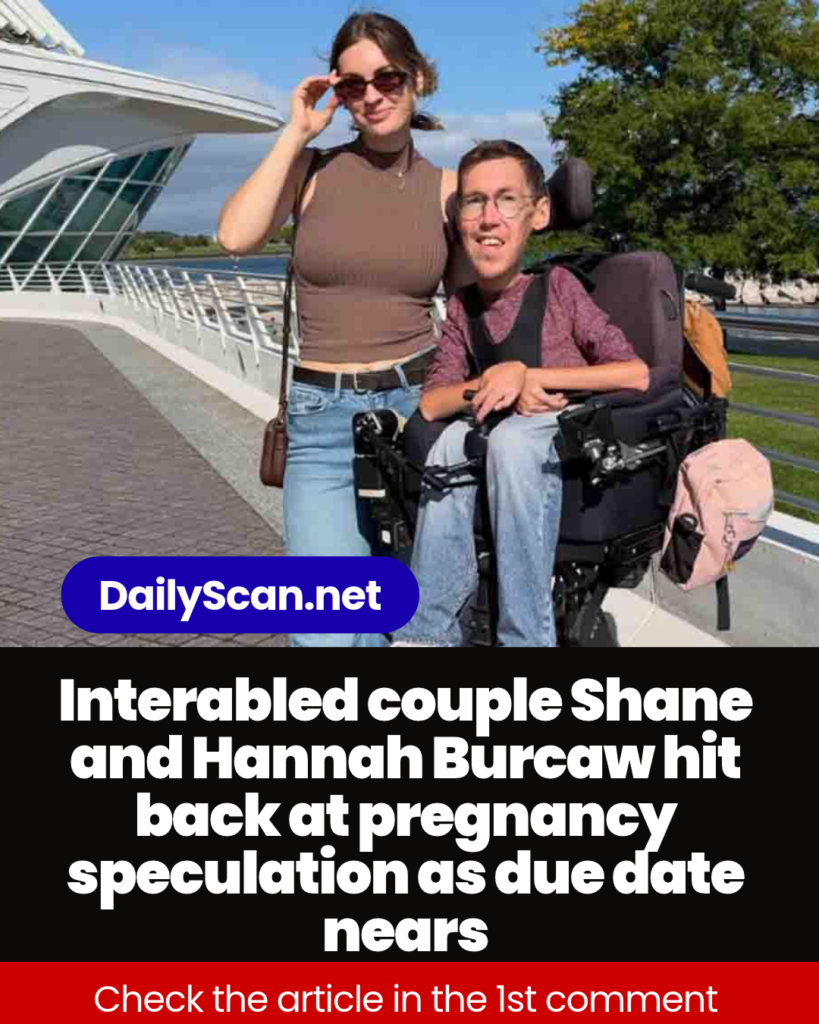 Interabled couple Shane and Hannah Burcaw hit back at pregnancy speculation as due date nears