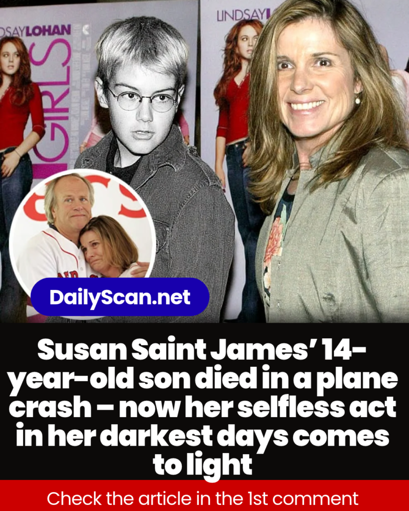 Susan Saint James’ 14-year-old son died in a plane crash – now her selfless act in her darkest days comes to light