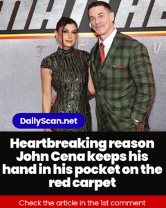 Heartbreaking reason John Cena keeps his hand in his pocket on the red carpet