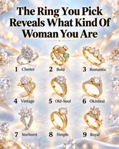 The Ring You Pick Reveals What Kind of Woman You Are — Choose One and Discover Your Hidden Personality